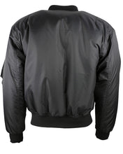 Load image into Gallery viewer, MA1 Bomber Jacket Black
