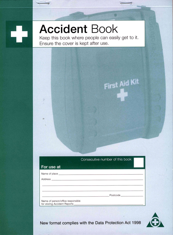 Dpa Compliant Accident Book Green