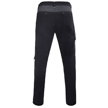 Load image into Gallery viewer, Two-Tone Flex Workwear Trouser (Black)
