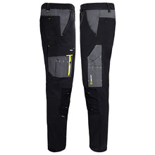 Load image into Gallery viewer, Two-Tone Flex Workwear Trouser (Black)
