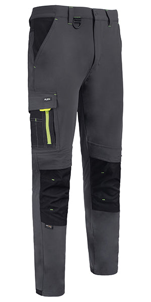 Two-Tone Flex Work Trouser (Grey/Black)