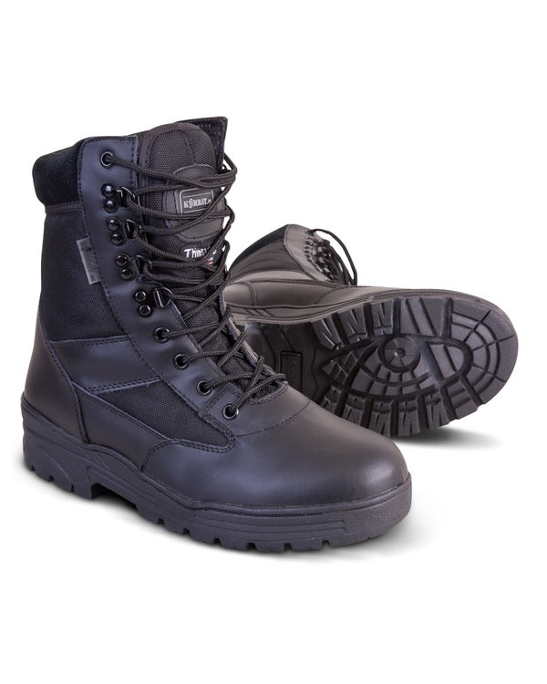 Half Leather / Half Nylon Patrol Boot