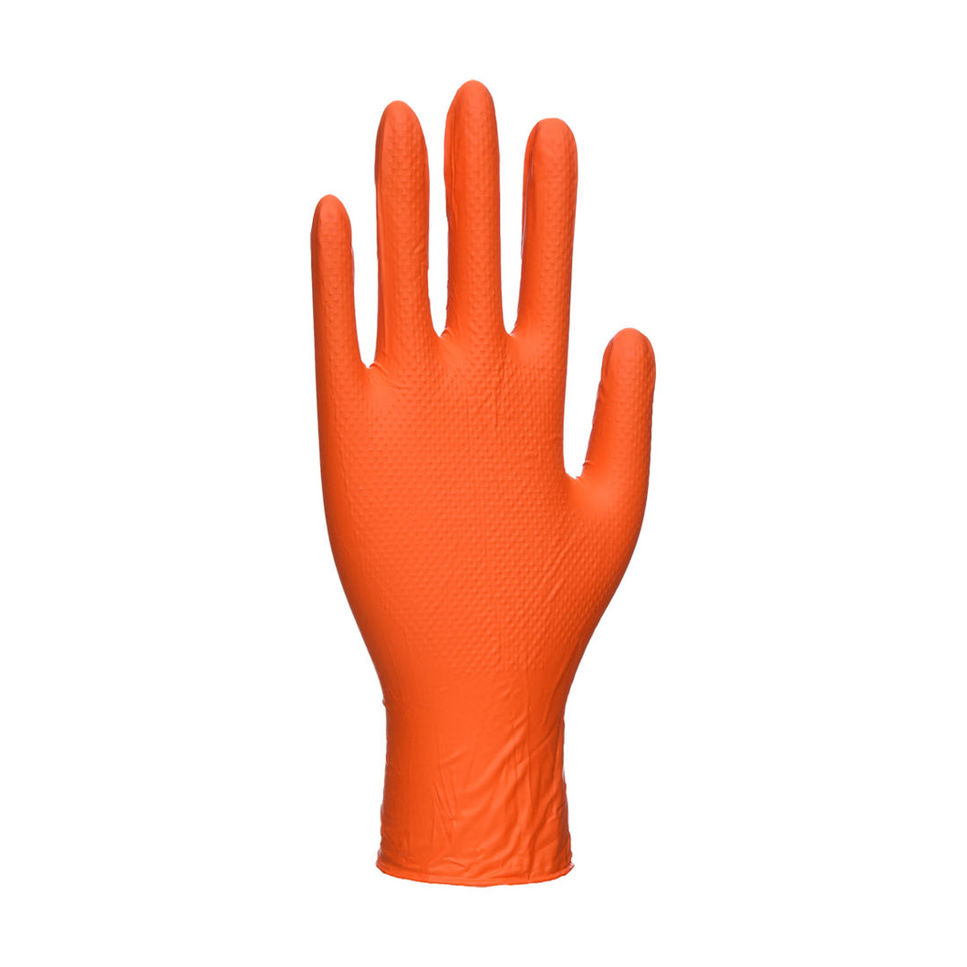 Orange HD Disposable Glove (Pack of 100)