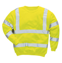 Load image into Gallery viewer, Hi-Vis Pullover Sweatshirt with Ribbed Cuffs
