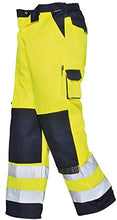 Load image into Gallery viewer, Two-Tone Hi-Vis Trouser with Knee Pad Pockets
