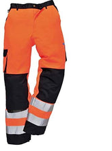 Load image into Gallery viewer, Two-Tone Hi-Vis Trouser with Knee Pad Pockets
