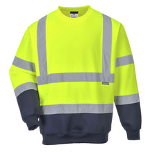 Load image into Gallery viewer, Two Tone Hi-Vis Sweatshirt
