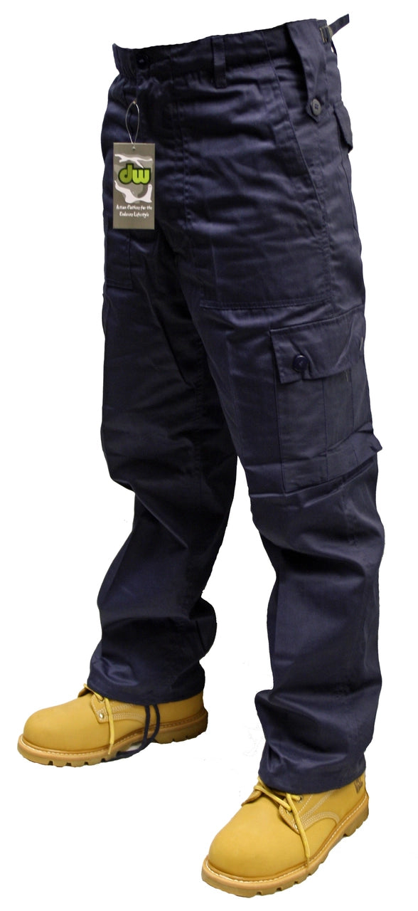 Combat Style Cargo Trouser (Navy)