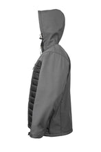 Load image into Gallery viewer, Hybrid Softshell Jacket with Hood (Grey / Black)
