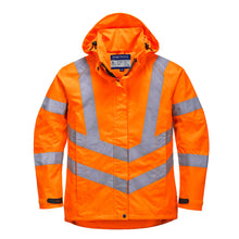 Load image into Gallery viewer, Hi-Vis Women&#39;s Breathable Rain Jacket
