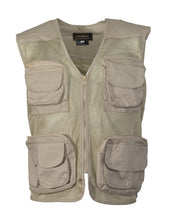 Load image into Gallery viewer, Multi-Pocket Mesh Fishing Vest
