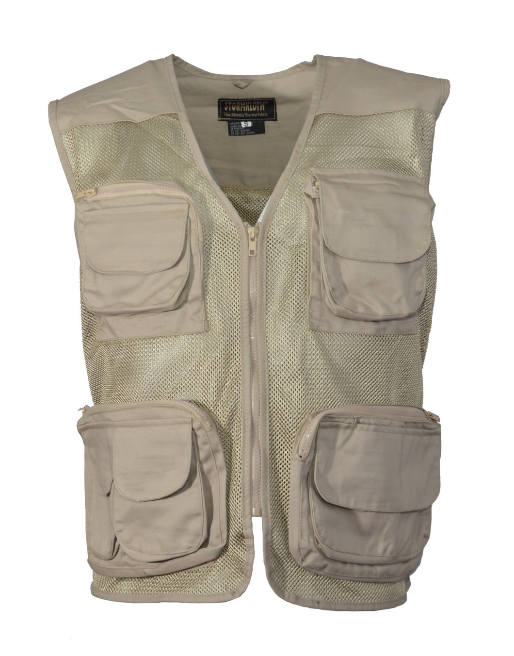 Multi-Pocket Mesh Fishing Vest