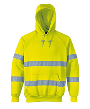 Load image into Gallery viewer, Hi-Vis Pullover Hoodie with Ribbed Cuff and Hem
