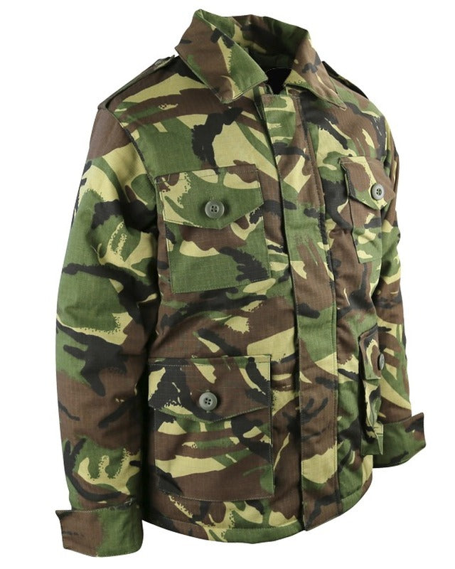 Kids Woodland Camo Safari Jacket