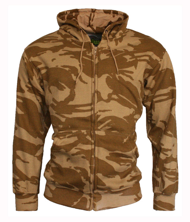 British Desert Zip Camo Hoodie