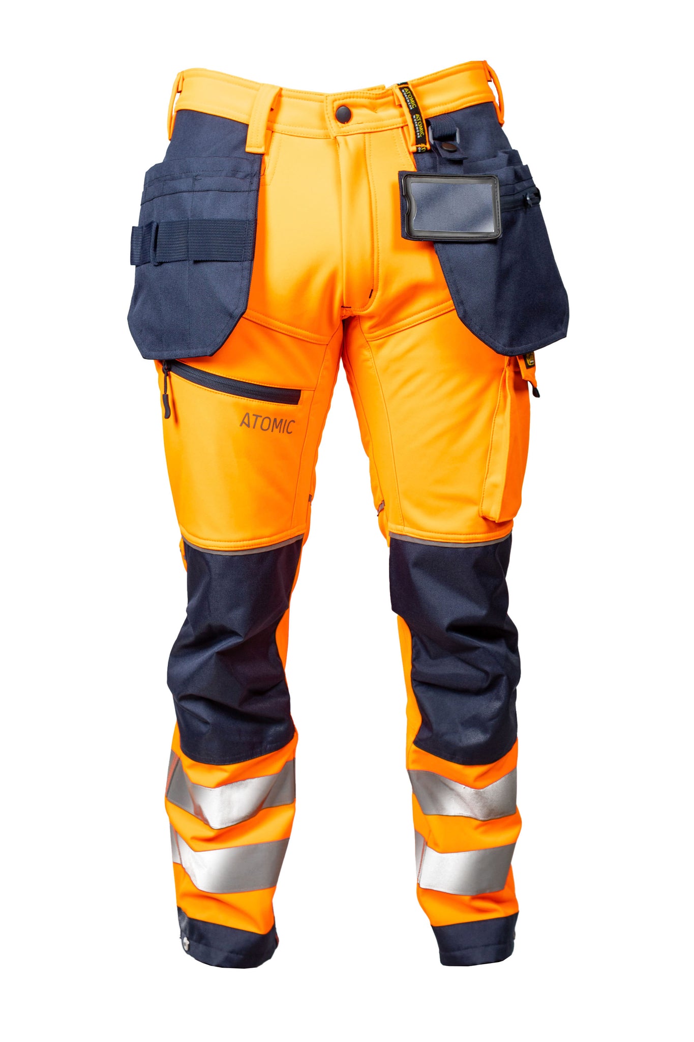 HiVis Jacket  Combat Trousers SET  Polycotton Lille Orange  Navy
